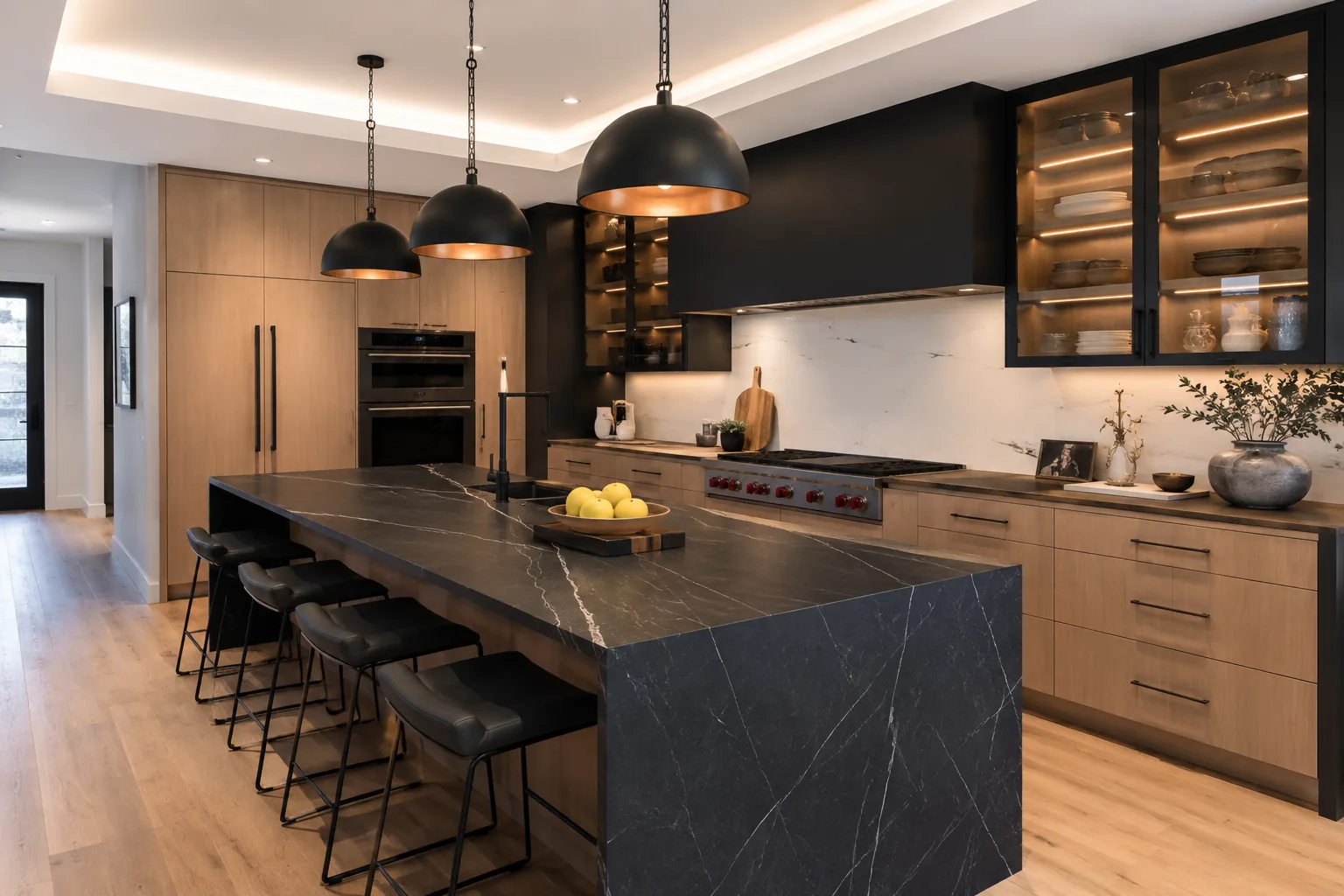 Modern kitchen remodeling project by Alston York Home Improvement